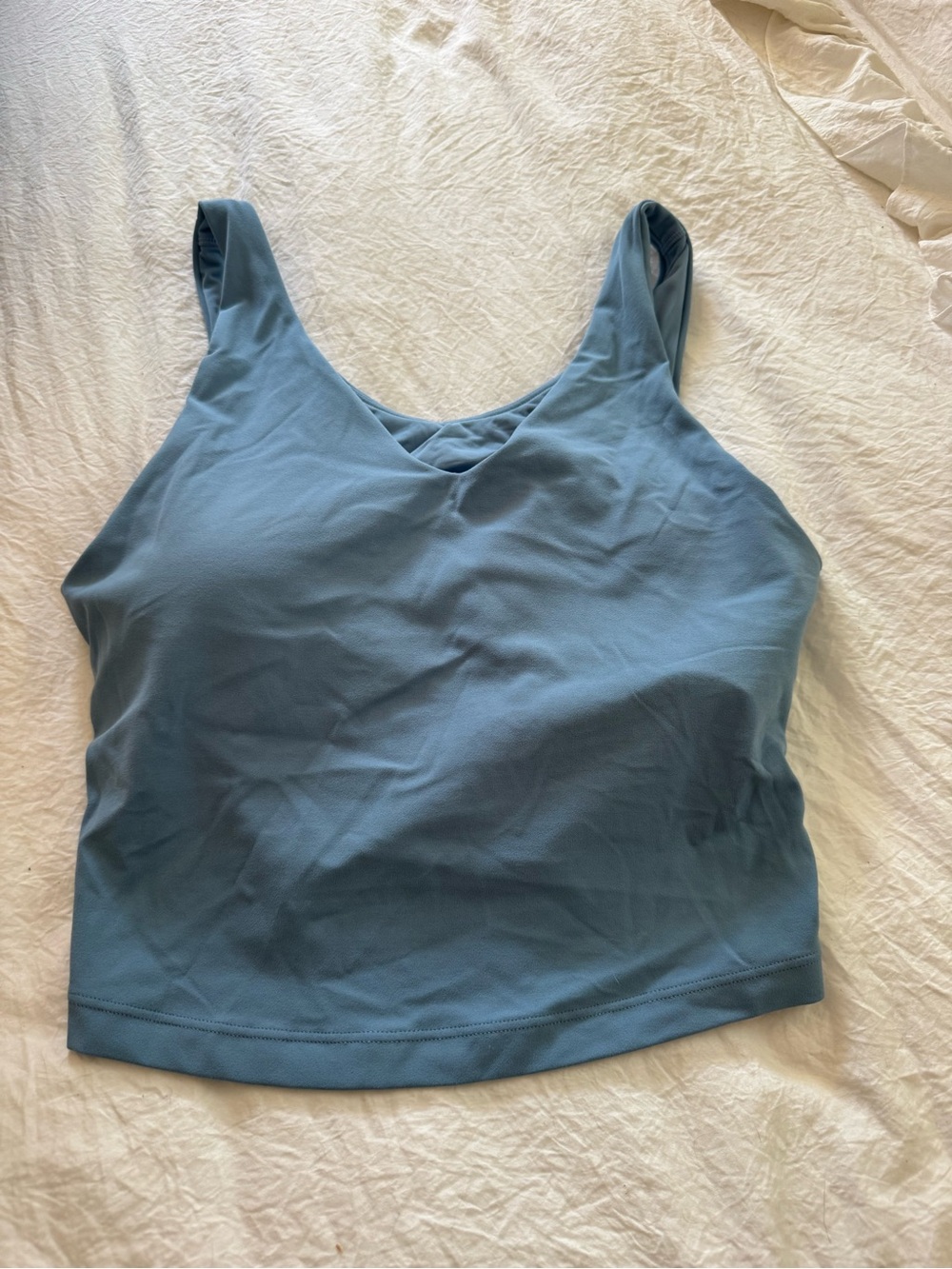 Athleta Slate Blue V-Neck Tank Top